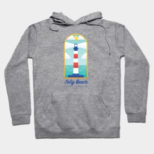 Folly Beach Morris Island Lighthouse Tourist Souvenir Hoodie